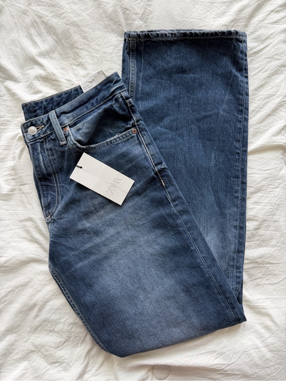 NWT ZARA Wide Leg Jeans